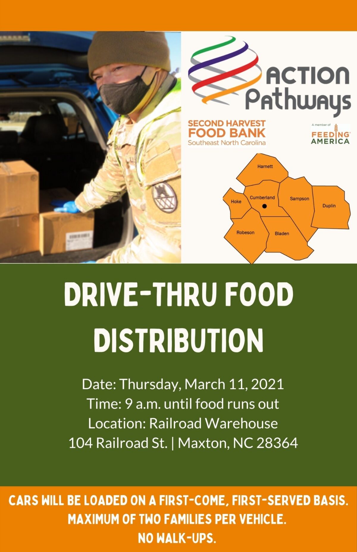 Maxton Food Distribution Image